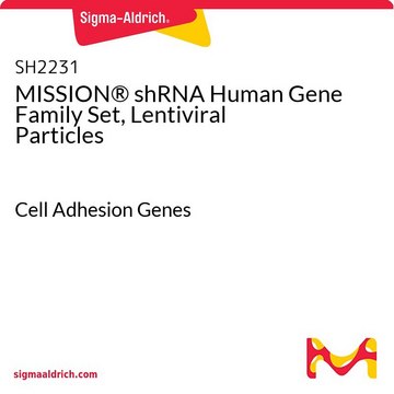 MISSION&#174; shRNAヒト遺伝子ファミリーセット、レンチウイルス粒子 Cell Adhesion Genes