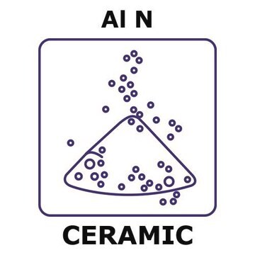 Aluminum nitride powder, mean particle size (fsss) 1.4 micron, weight 50&#160;g, purity 99.5+%