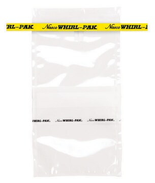 Whirl-Pak&#174; Flat Wire, Write-On Bag 118&#160;mL capacity(4 oz)