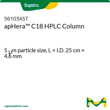 Colonna per HPLC apHera&#8482; C18 5&#160;&#956;m particle size, L × I.D. 25&#160;cm × 4.6&#160;mm