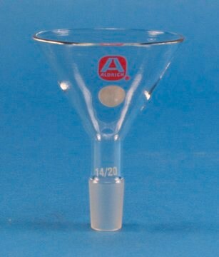 Aldrich&#174; powder funnel joint: ST/NS 19/26, top diam. 60&#160;mm