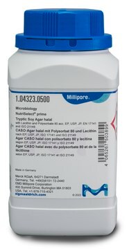 Gélose tryptone-soja modifiée - Milieux de culture déshydratés NutriSelect&#174; Prime, with Lecithin and Polysorbate 80, USP, EP, JP, EN 17141, ISO 21149, powder, Suitable for use in Halal and Kosher certified processes