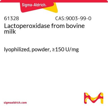 乳过氧化物酶 来源于牛奶 lyophilized, powder, &#8805;150&#160;U/mg