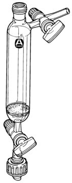 Filtertrichter mit Abtropfspitze und zwei Glashähnen, einer am Seitenarm capacity 75&#160;mL, male joint: ST/NS 14/20, female joint: ST/NS 14/20