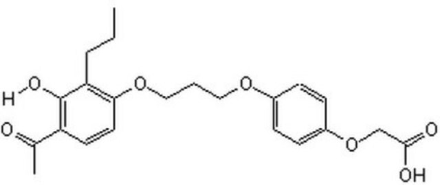 L-165.041 A cell-permeable phenoxyacetic acid derivative that acts as a potent and selective peroxisome proliferator activator receptor &#948; (PPAR&#948;) agonist (Ki = 6 nM for hPPAR&#948; and 730 nM for hPPAR&#947;).