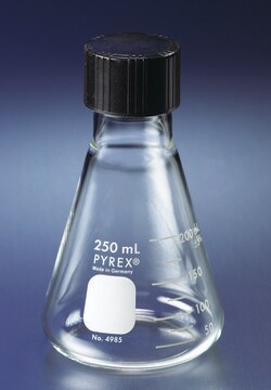 Pyrex&#174; narrow-mouth Erlenmeyer flask with screw-cap capacity 1,000&#160;mL