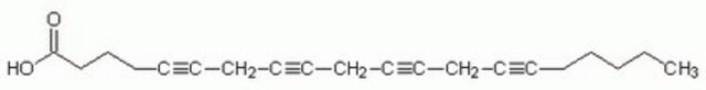 ETYA Inhibits arachidonic acid uptake and the activities of arachidonic acid specific and non-specific acyl-CoA synthetases.