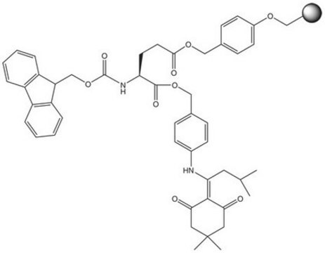 Fmoc-Glu(Wang resin LL)-ODmab (100-200 mesh) Novabiochem&#174;