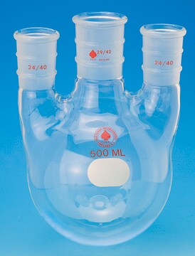 Ace three-neck round-bottom flasks angled, capacity 5,000&#160;mL, Joints: ST/NS 24/40 (3)