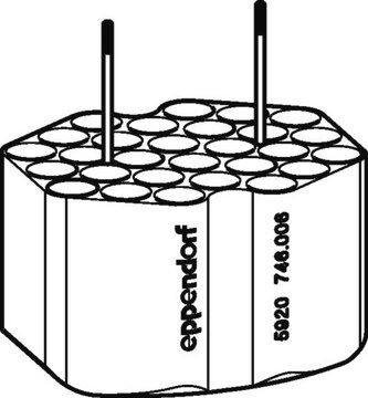 632 Adapter do rurek okrągłodennych 17.5 x 100 mm., for rotor S-4xUniversal-Large