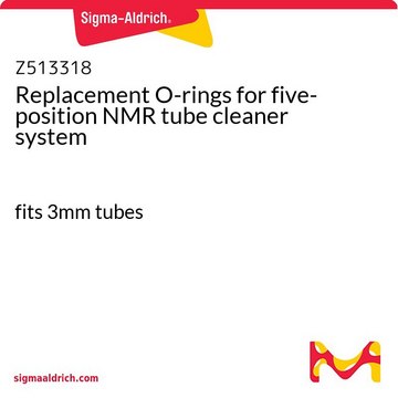 Replacement O-rings for five-position NMR tube cleaner system fits 3mm tubes