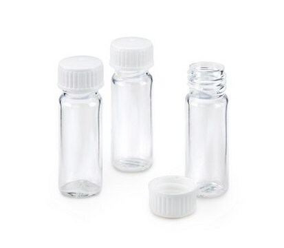 Flat-bottomed tubes with screw caps for use with MQUANT&#174;