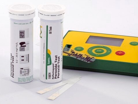 Ensayo de peróxidos reflectometric, 0.2-20.0&#160;mg/L (H2O2), for use with REFLECTOQUANT&#174;