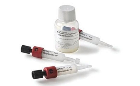 Streptavidin, Agarosekonjugat Streptavidin, agarose beads suitable for purification of biotinylated macromolecules.