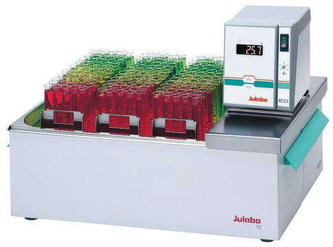 Julabo&#174; open circulating baths, E models ED-19, AC/DC input 230 V AC, volume 19&#160;L, temp. range 20-100 °C