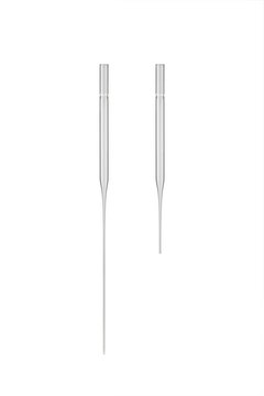 DURAN&#174; Pasteur pipette with short draw fine tip glass, capacity (2&#160;mL), pkg of 4&#160;packs, pack of 250&#160;ea, non-sterile