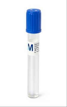 Buffered NaCl-Peptone Solution tube capacity 17&#160;mL, tube filling volume 9.9&#160;mL, closure type, Blue scew cap with 2 loci, pack of 20&#160;tubes