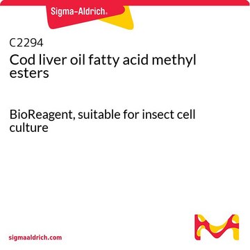 鱼肝油脂肪酸甲酯 BioReagent, suitable for insect cell culture