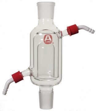 Aldrich&#174; high-efficiency Liebig reflux condenser joint: ST/NS 24/40, Glass barbs