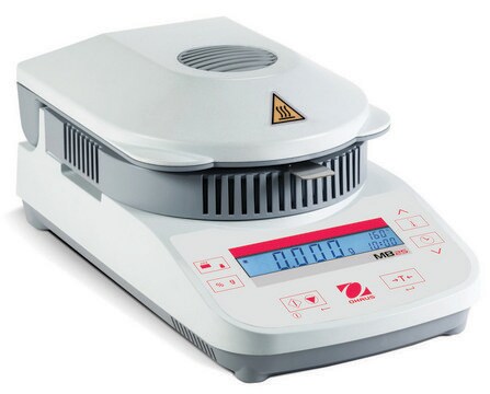 Ohaus&#174; MB-23 and MB-25 moisture analyzers Model MB25, AC/DC input 230 V AC, European 2-pin plug