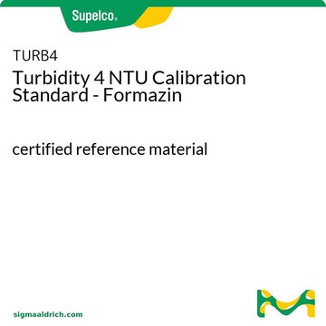 濁度、4 NTU 校正標準液- ホルマジン certified reference material