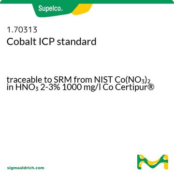 ICP-Standard für Cobalt traceable to SRM from NIST Co(NO&#8323;)&#8322; in HNO&#8323; 2-3% 1000 mg/l Co Certipur&#174;