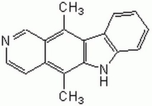 Ellipticin A cell-permeable antitumor alkaloid that acts as an inhibitor of topoisomerase II and acts as an intercalative agent that stimulates topoisomerase II-mediated DNA breakage.