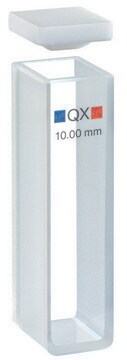 Hellma&#174; Makro-Küvetten für Absorptionsmessungen, Standardzellen Extended Range Quartz Glass, spectral range 200-3,500 nm, pathlength 10&#160;mm, chamber volume 3,500&#160;&#956;L