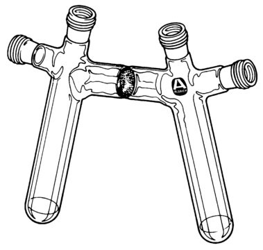 Umkristallisierer male Joints: ST/NS 14/20 (4), porosity 25-50&#160;&#956;m