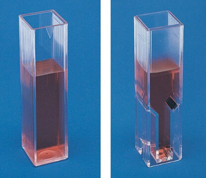 Spektralphotometer-Küvetten, Polystyrol With stopper