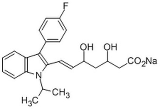 Fluvastatin, Natriumsalz InSolution, &#8805;98% inhibitor of HMG-CoA reductase