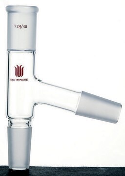 Synthware&#8482; distillation adapter top joint: ST/NS 10/18, immersion depth 50&#160;mm, side arm angle: 75 deg