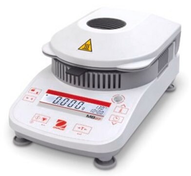 Ohaus&#174; MB27 Mositure Analyzer Model MB27, weighing capacity 90g, resolution: 0.001&#160;g, AC/DC input 220/240 V, UK plug