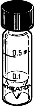 Fläschchen, V-Vials&#174; mit Schraubdeckel mit fester Kappe volume 5&#160;mL, thread for 20-400, diam. × H 20&#160;mm × 65&#160;mm, pkg of 12&#160;ea