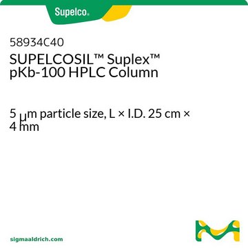 Colonna per HPLC SUPELCOSIL&#8482; Suplex pKb-100 5&#160;&#956;m particle size, L × I.D. 25&#160;cm × 4&#160;mm