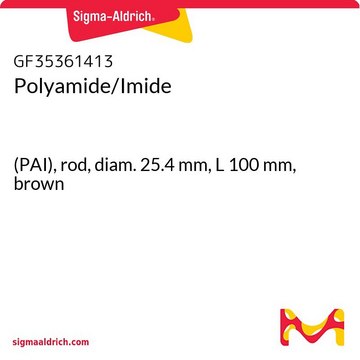 Polyamide/Imide (PAI), rod, diam. 25.4&#160;mm, L 100&#160;mm, brown