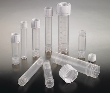 Tamper evident sample tube graduated, capacity 10&#160;mL