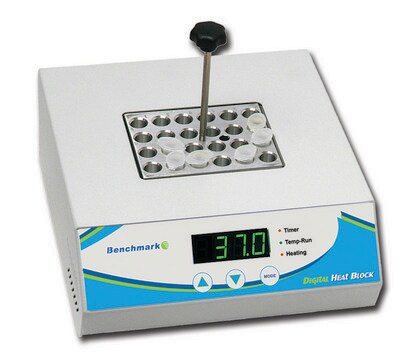 Digital dry bath to hold, one block, AC/DC input 230 V AC, UK plug