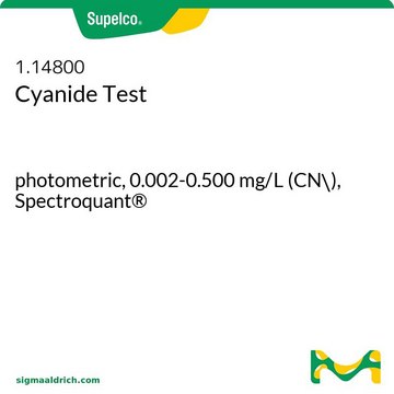 Cyanide Test photometric, 0.002-0.500&#160;mg/L (CN-), Spectroquant&#174;