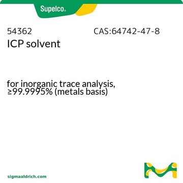 ICP 溶剂 for inorganic trace analysis, &#8805;99.9995% (metals basis)