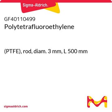 Polytetrafluoroethylene (PTFE), rod, diam. 3&#160;mm, L 500&#160;mm