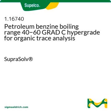 Petroleum benzine boiling range 40&#8722;60 GRAD C hypergrade for organic trace analysis for trace analysis, SupraSolv&#174;