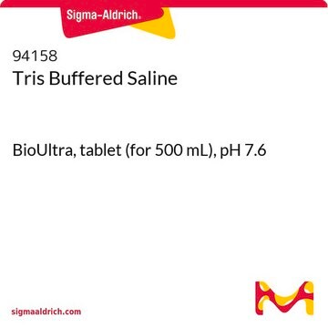 Tris-gepufferte Kochsalzlösung BioUltra, tablet (for 500 mL), pH 7.6