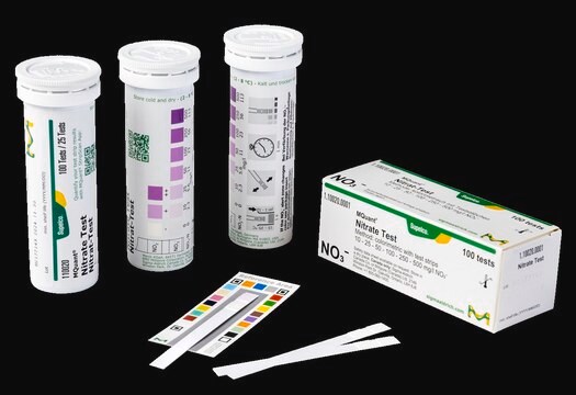 Nitrate Test 硝酸盐 colorimetric, 10-500&#160;mg/L (NO3-), for use with MQuant&#174; StripScan App