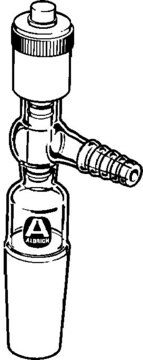 High-vacuum valve adapter male joint: ST/NS 24/40