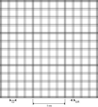 BRAND&#174; counting chamber BLAUBRAND&#174; Bürker pattern without clips, double ruled