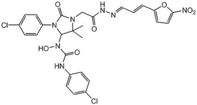 Eeyarestatin I A cell-permeable oxo-imidazolidinyl-hydroxyurea that localizes to ER, where it interacts with AAA ATPase p97 via its nitrofuran-containing moiety, without exhibiting affinity toward Hsp70 / ATPase NSF