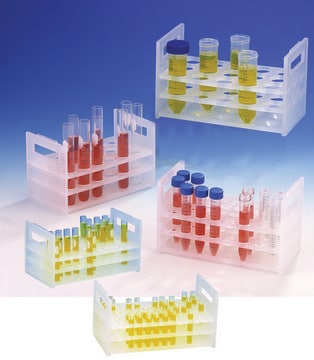 Scienceware&#174; heavy-duty test-tube rack Holds 15 x 27-30 mm tubes