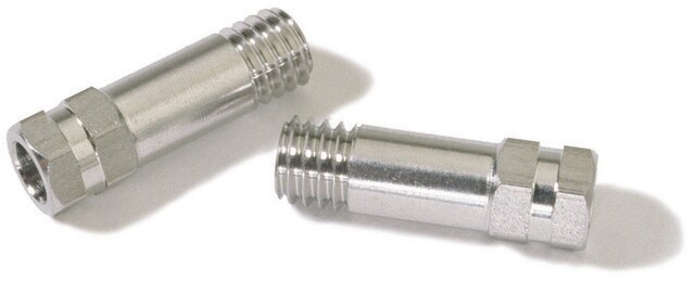 Adaptateur pour ferrule Supelco (convient aux injecteurs Agilent et aux détecteurs non MS), version hexagonale avec serrage à clé pkg of 2&#160;ea