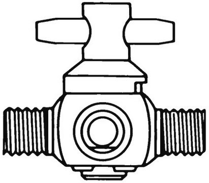 3-way valve with Luer vent Beer, Bottled Water, Cosmetics, Pharmaceutical Products Analysis, Bioburden Testing, Water Monitoring